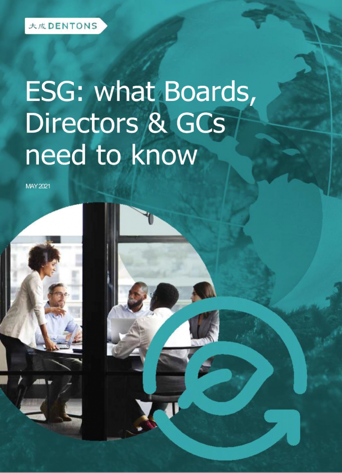 ESG: what Boards, Directors & GCs need to know