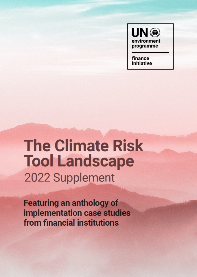 The Climate Risk Tool Landscape – 2022 Supplement