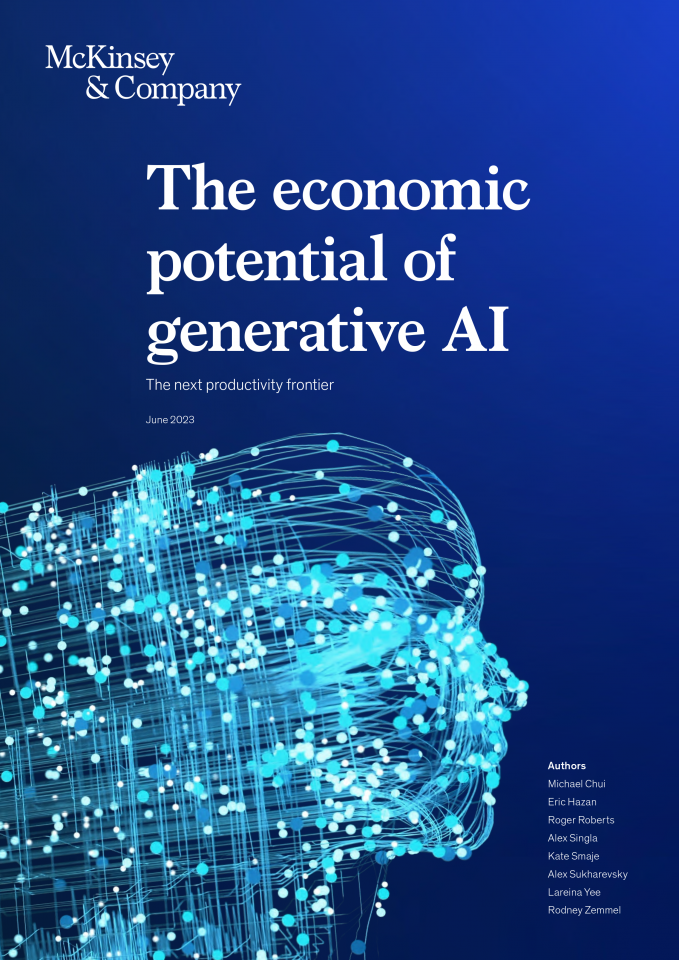 The economic potential of generative AI: The next productivity frontier
